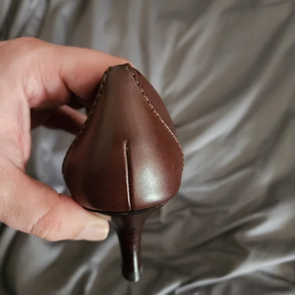 Women's Cole Haan Slip On Round  Toe Buckle Brown 6.5 - Picture 11 of 12